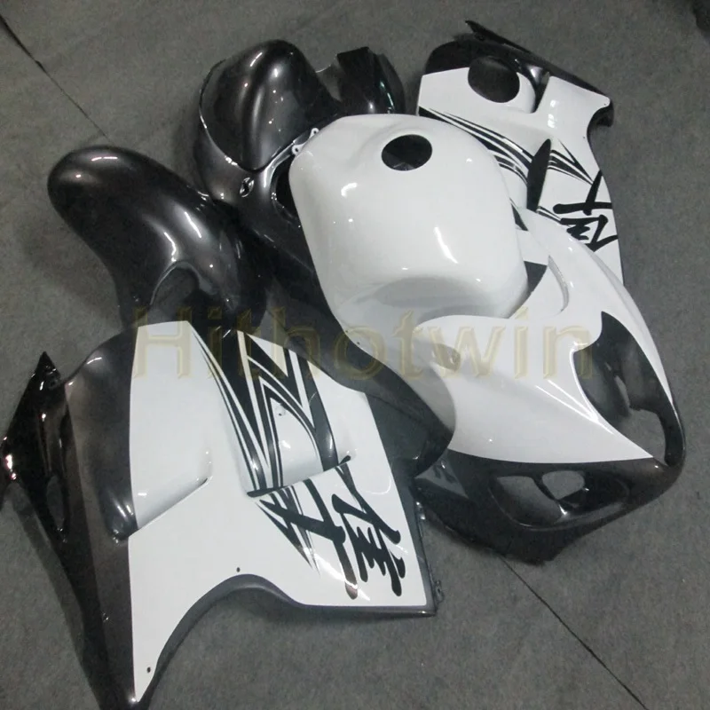 Пользовательские ABS Пластик Обтекатели для Suzuki GSX-R1300 1997-2007 год GSXR1300 97 98 99 00 01 02 03 04 05 06 07+ оранжевого белый