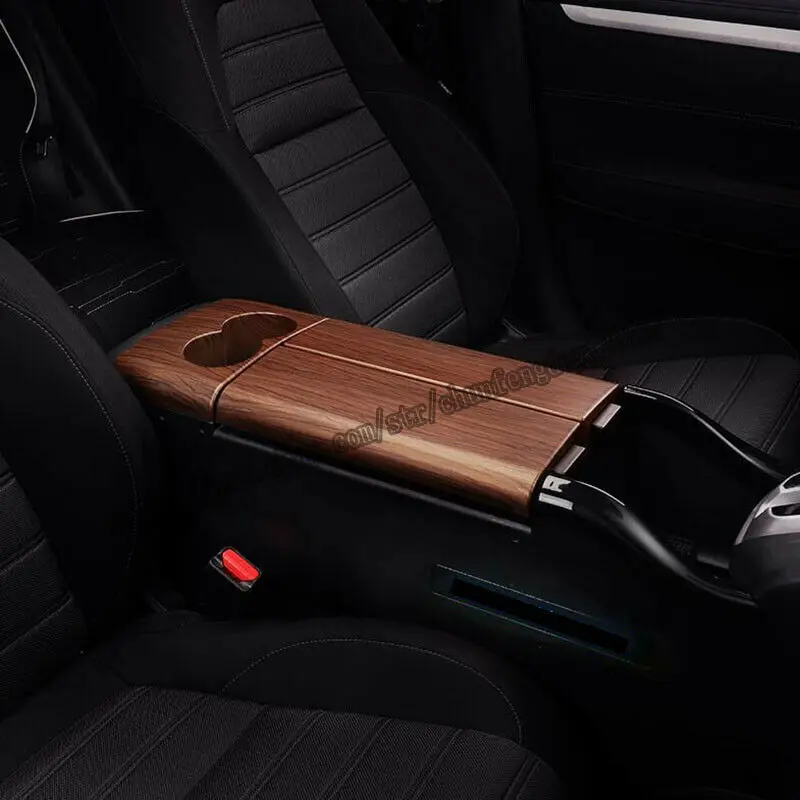 Подходит для Honda CR-V CRV- персиковое дерево зерна центральная консоль подлокотник коробка панель 1 шт
