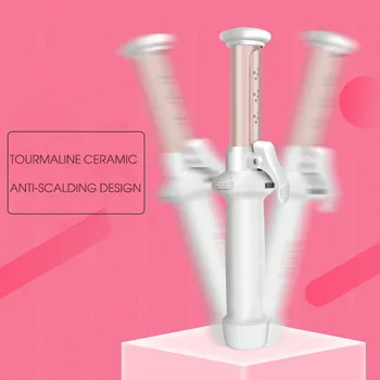 

30W Comb Quick Heat Portable Electric Curling Iron Roller Wireless Mini Curler Hair Care USB Charging Ceramic Coating Brush