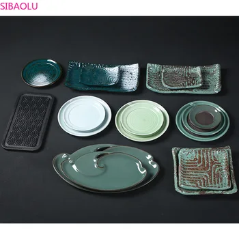

SIBAOLU New Product Recommendation Ceramic Tray Size Round Simple Desktop Potted Water Tray Household Flower Pot Base Tray