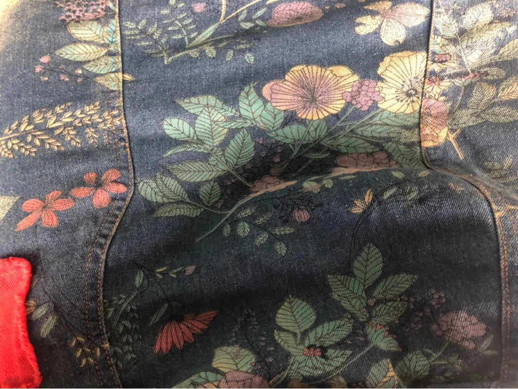 Ретро Весна Осень эластичный пояс старый патч Вышивка джинсы женские свободные икры lentgh крест брюки