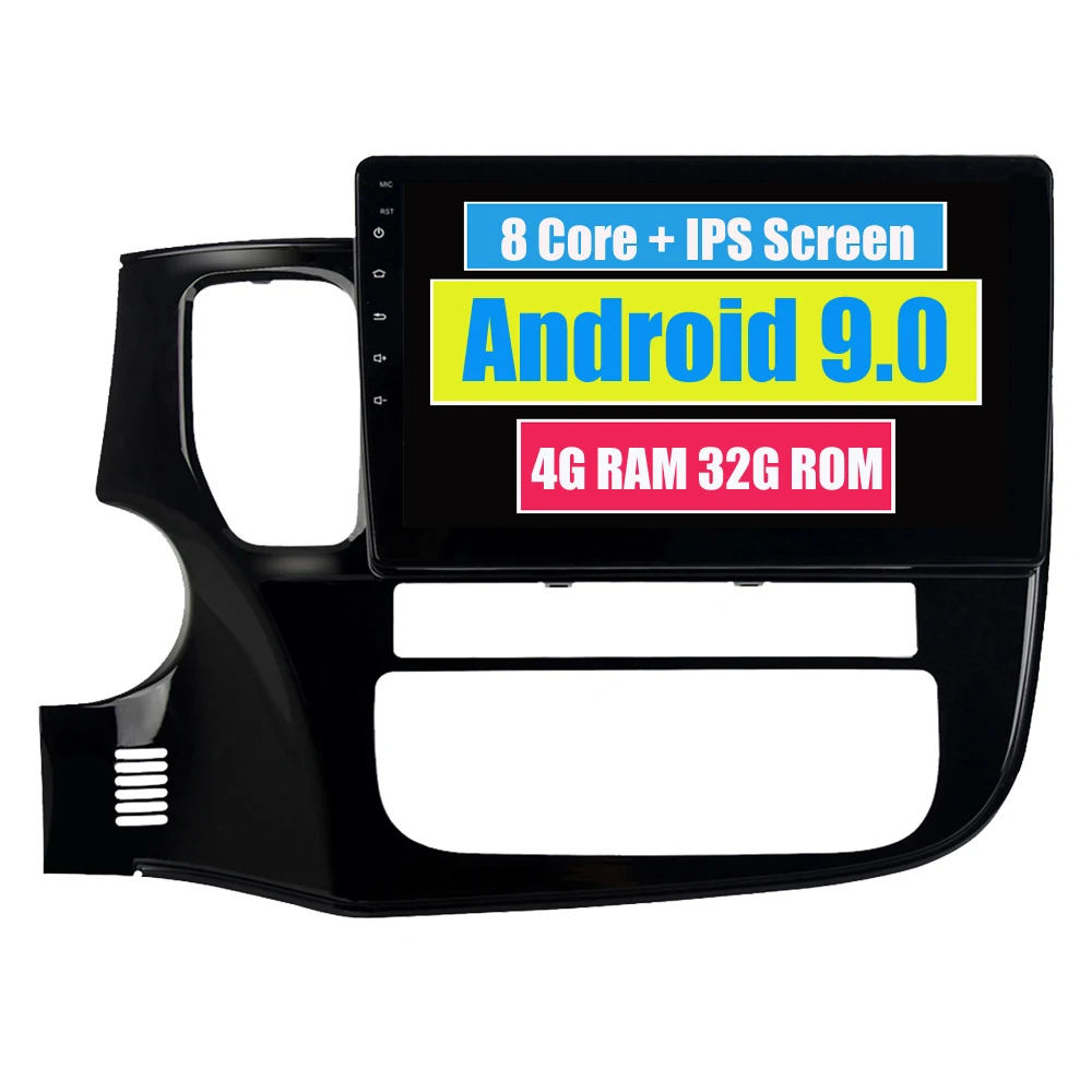 Android 8,0 автомобильный мультимедийный плеер для Mitsubishi Outlander 2014-2017 Octa Core Авторадио Bluetooth Automotivo радиоприемник gps