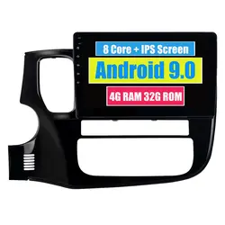 Android 8,0 автомобильный мультимедийный плеер для Mitsubishi Outlander 2014-2017 Octa Core Авторадио Bluetooth Automotivo радиоприемник gps