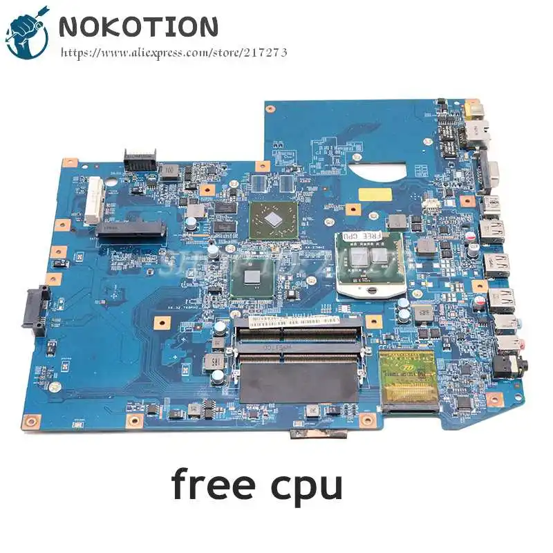 NOKOTION Laptop motherboard For Acer aspire 7740 7740G DDR3 HD5470 Free cpu MBPNX01001 JV70-CP MB 48.4GC01.011 Main Board | Компьютеры и