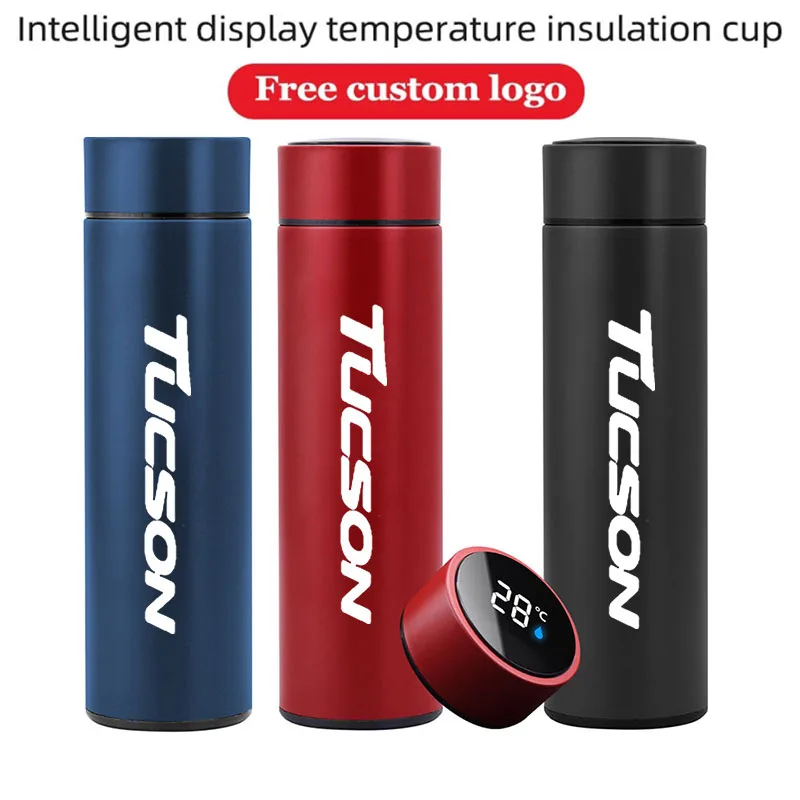 Car Thermos Bottle For Hyundai Tucson 2016 2018 2019 2020 2021 Portable Insulation Cup In Mug Water | Автомобили и мотоциклы