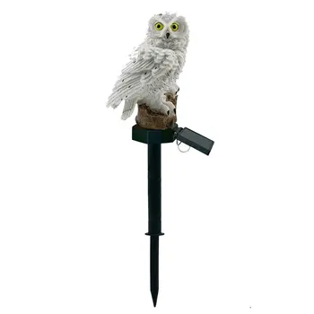 

Led Solar Light Owl Pattern Solar Garden Light / Outdoor Waterproof Solar Owl Lawn Light Colorful Cute Light