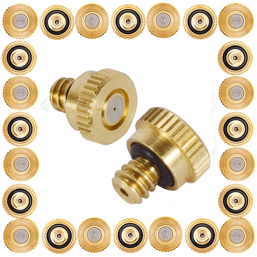 Brass Atomizing Lawn Mist Sprinkler Gardening Spray Nozzle Thread 10-24UNC