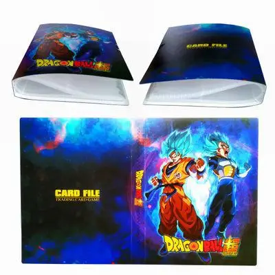 Мстители конечная битва Yu Gi Oh Dragon Ball карта Коллекция Книга карта хранения отделка - Цвет: Светло-желтый