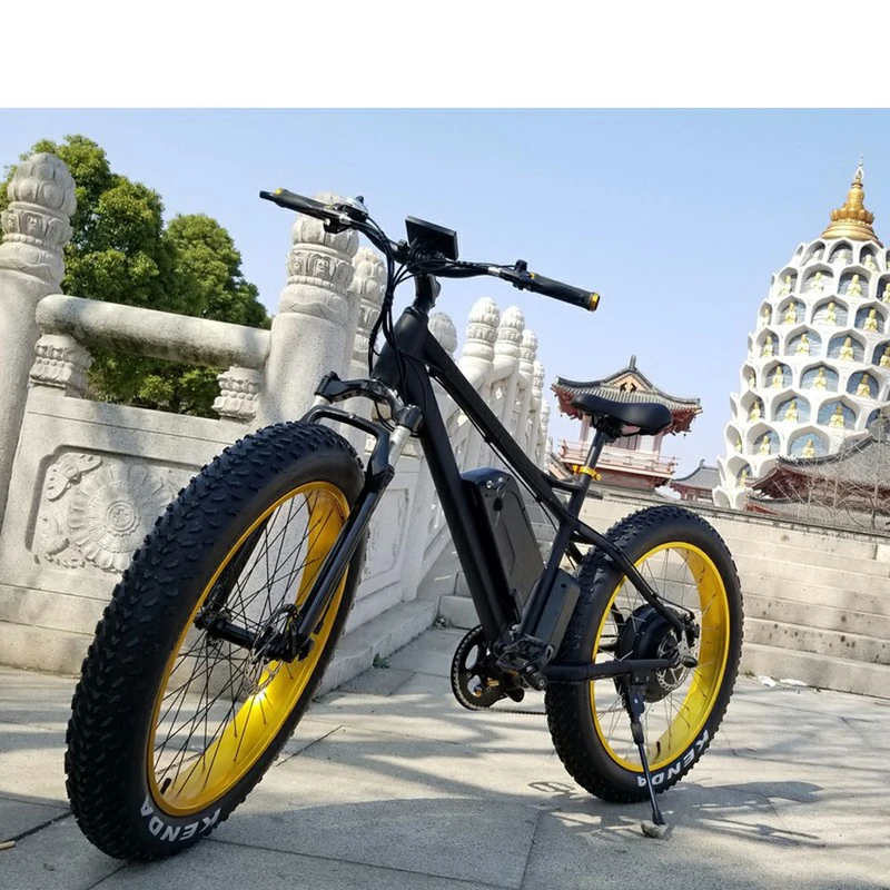 Fr26a-Fat Tire электрический велосипед 26 "широкие покрышки для велосипеда колеса Мужчины Снег пляж Электрический горный велосипед 500 Вт