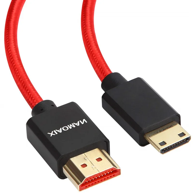 

Mini HDMI to HDMI Cable High Speed Gold Plated Mini HDMI 1m 2m 3m 5m Male to Male 1080P for Camera Tablet to TV LCD HDTV Cable