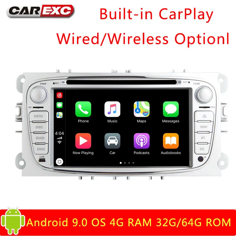 Android 9 0 Восьмиядерный автомобильный dvd плеер для Ford Focus Mondeo S Max Cmax Galaxy GPS WIFI