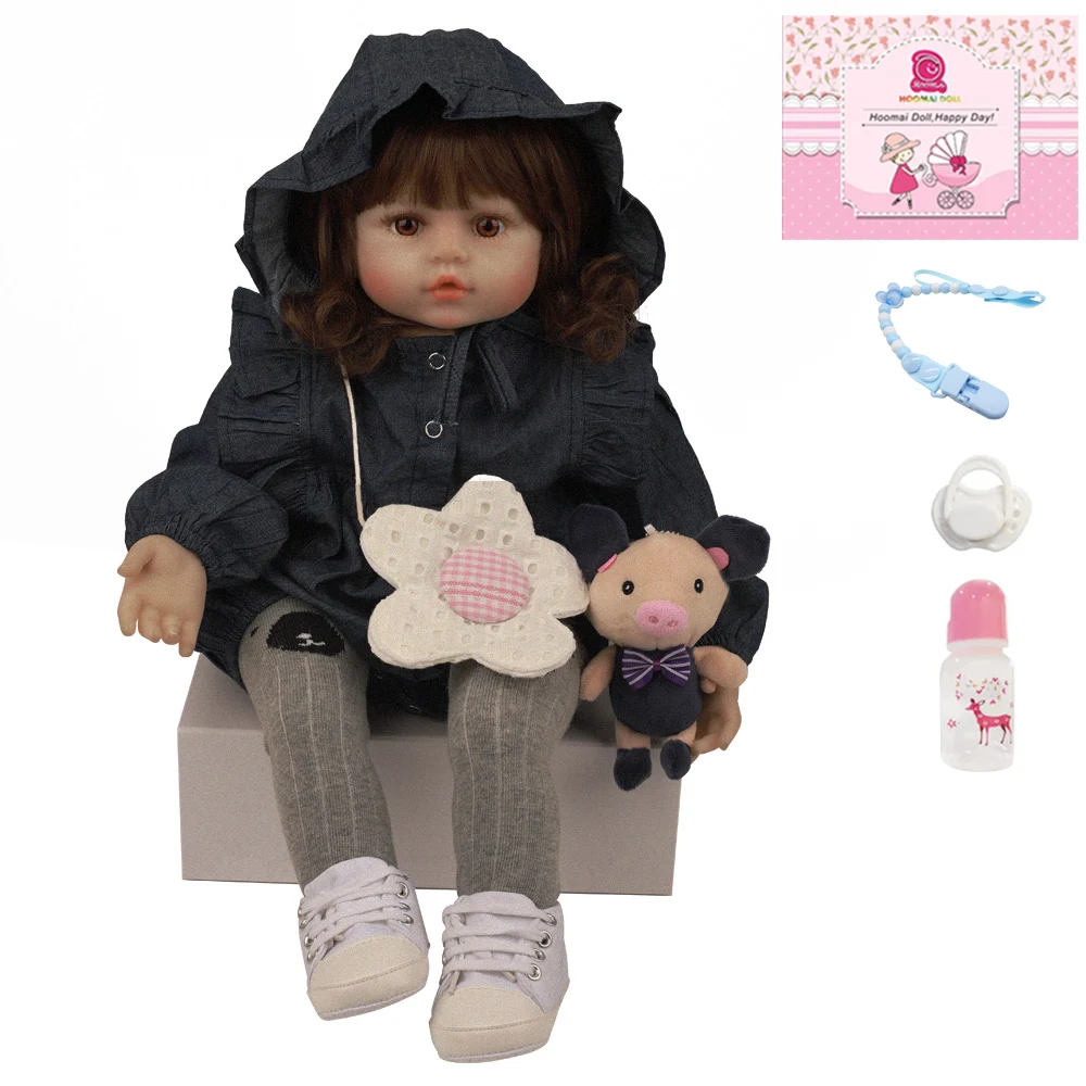 2" 60 см Ограниченная Коллекция Bebe Reborn Baby Doll мягкая виниловая ткань тела прекрасная кукла принцесса реалистичные куклы новорожденных подарок на день рождения