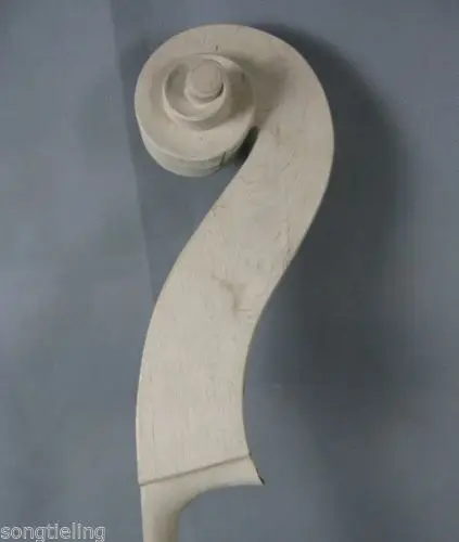 Unfnished 3/4 вертикально двойной бас шеи, музыкальный инструмент Часть