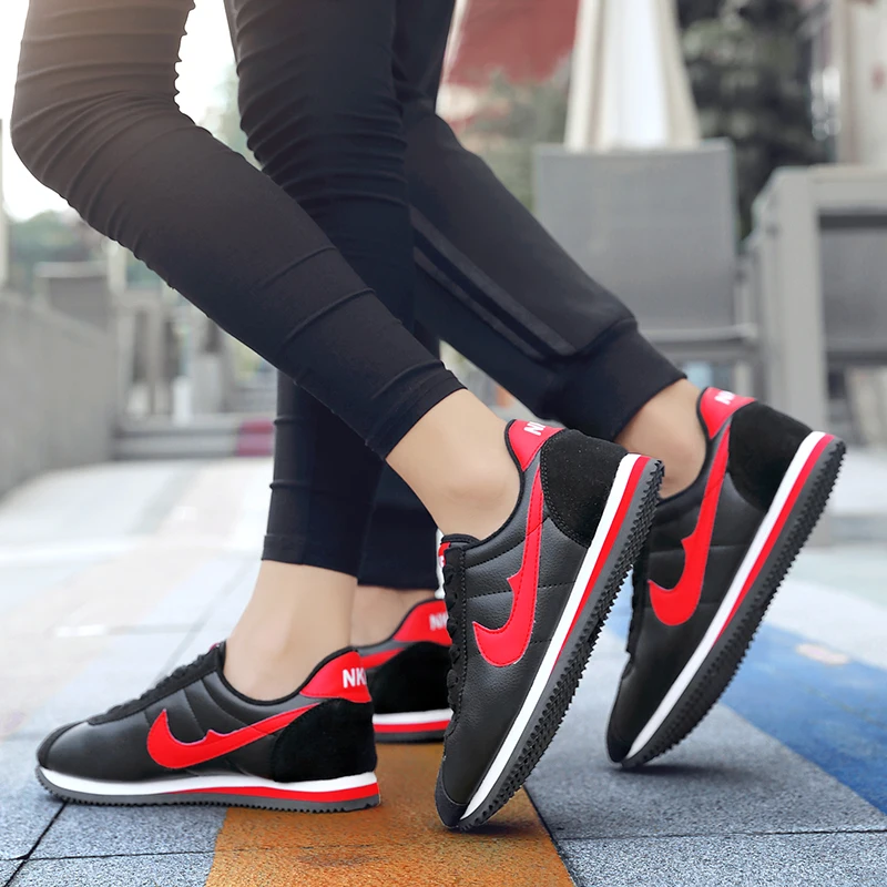 

Tiger shoes new large size leather waterproof sneakers women couples casual wild A-Gump winter cannonball