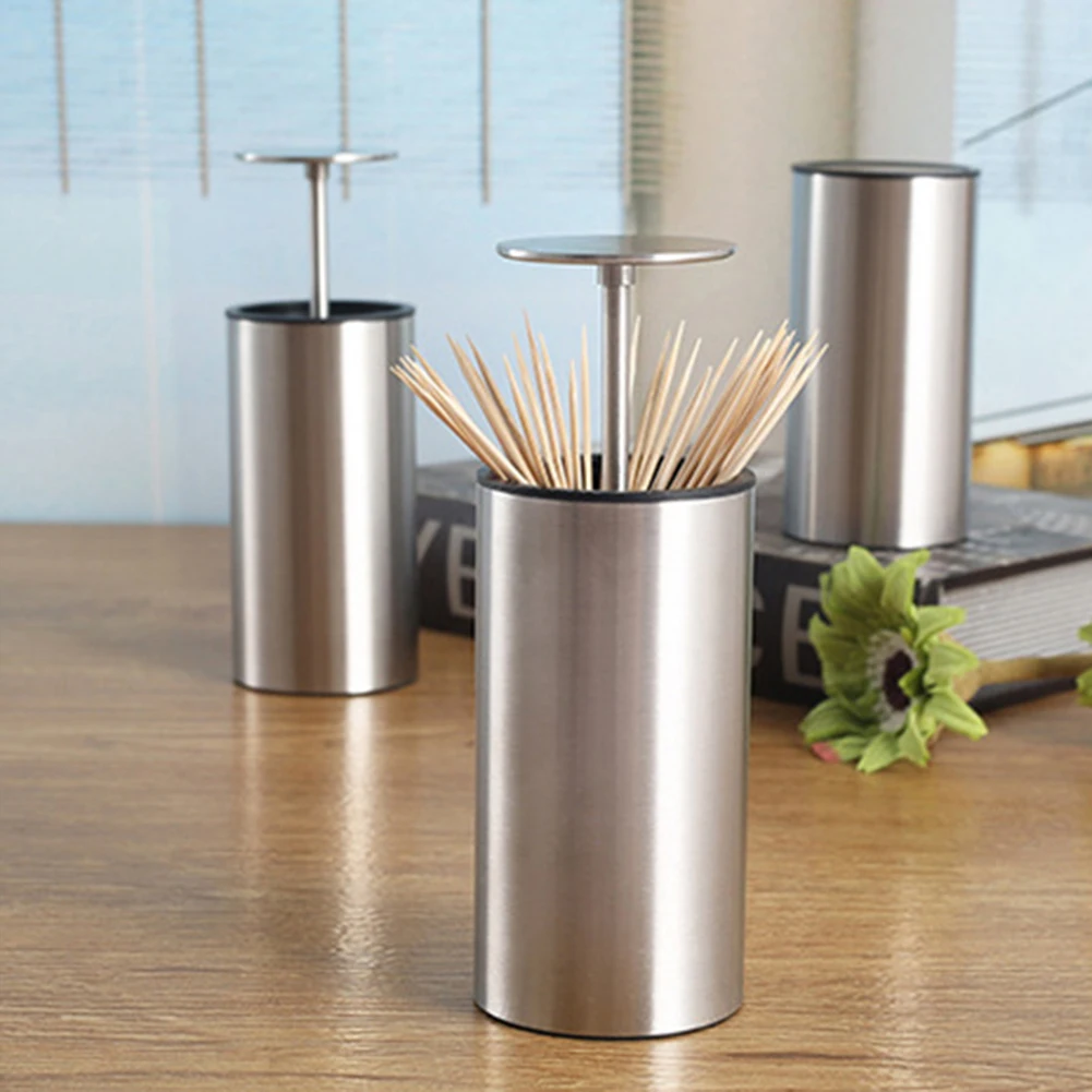 Коробка для зубочисток из нержавеющей стали креативная Мода простой