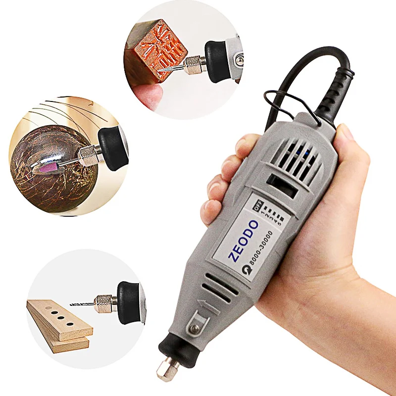 

Mini Electric Engraving Drill Grinder 130 W Power Engraver Machine Grinding Speed Drilling Cutting Electromechanical Drill Tool
