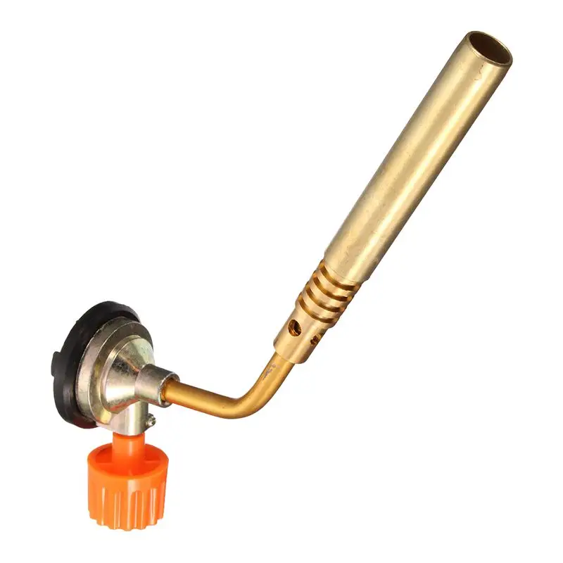 Useful Butane Gas Blow Torch Flamethrower Burner Camping Welding BBQ ABS Stainless Steel Copper Tool
