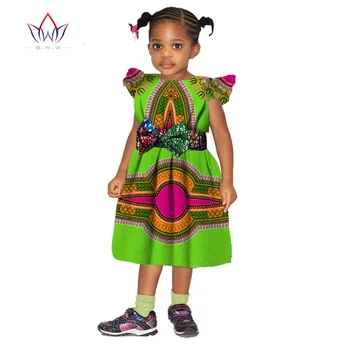 

2020 African Clothing Dashiki Autumn Girl Clothes Kids Baby Girl Dress Children Flower Gilr Dresses Free Shipping None BRW WYT12