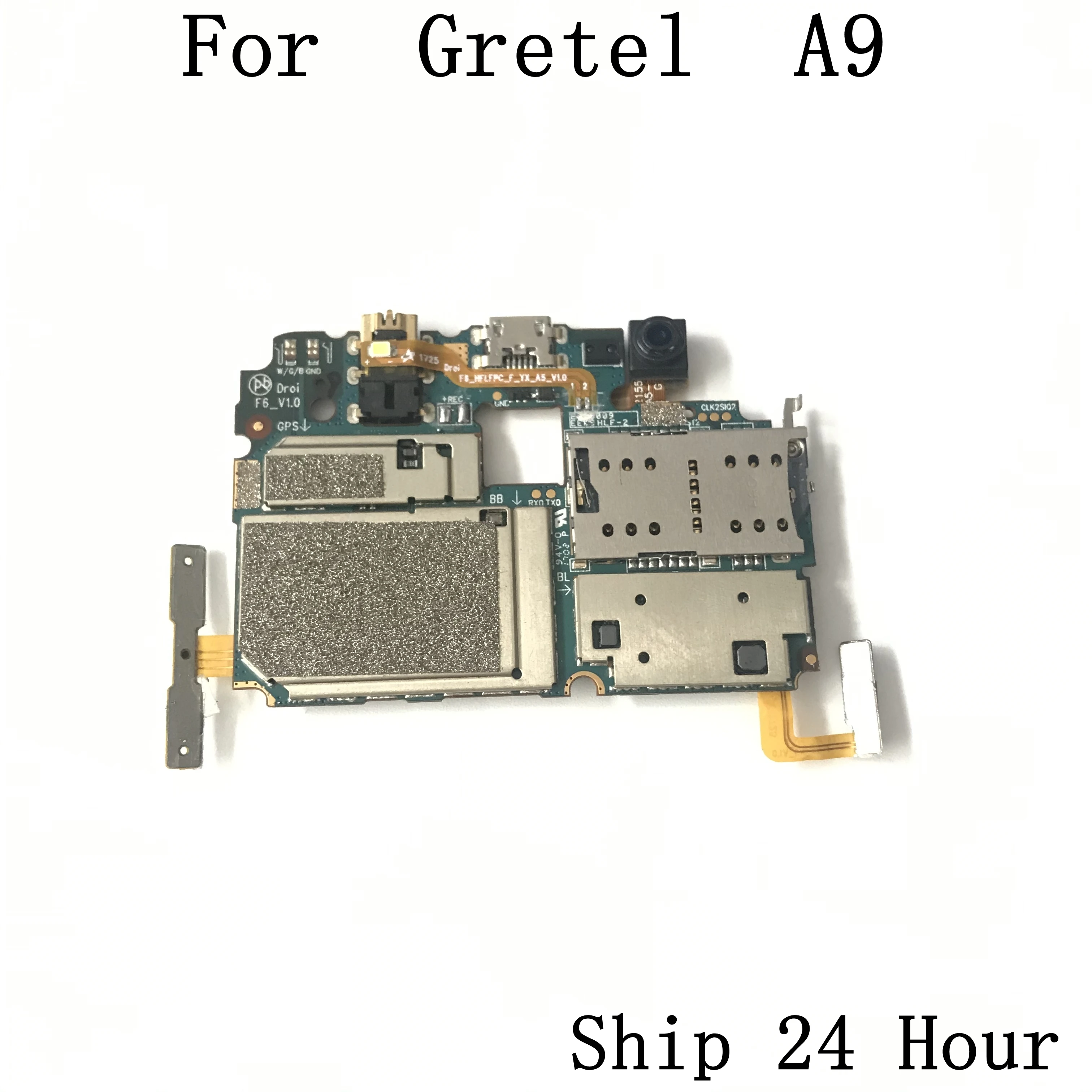 Gretel A9 используется материнская плата 2G ram+ 16G rom материнская плата+ кнопка включения и выключения питания FPC для Gretel A9 ремонт починка Замена части