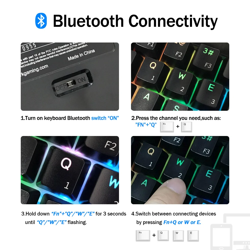 Pbtカーボンキーキャップrk61 Bluetoothメカニカルゲーミングキーボードtkl 61 キーワイヤレス 60 Rgb青茶赤スイッチ 112 キーキーキャップ Keyboards Aliexpress