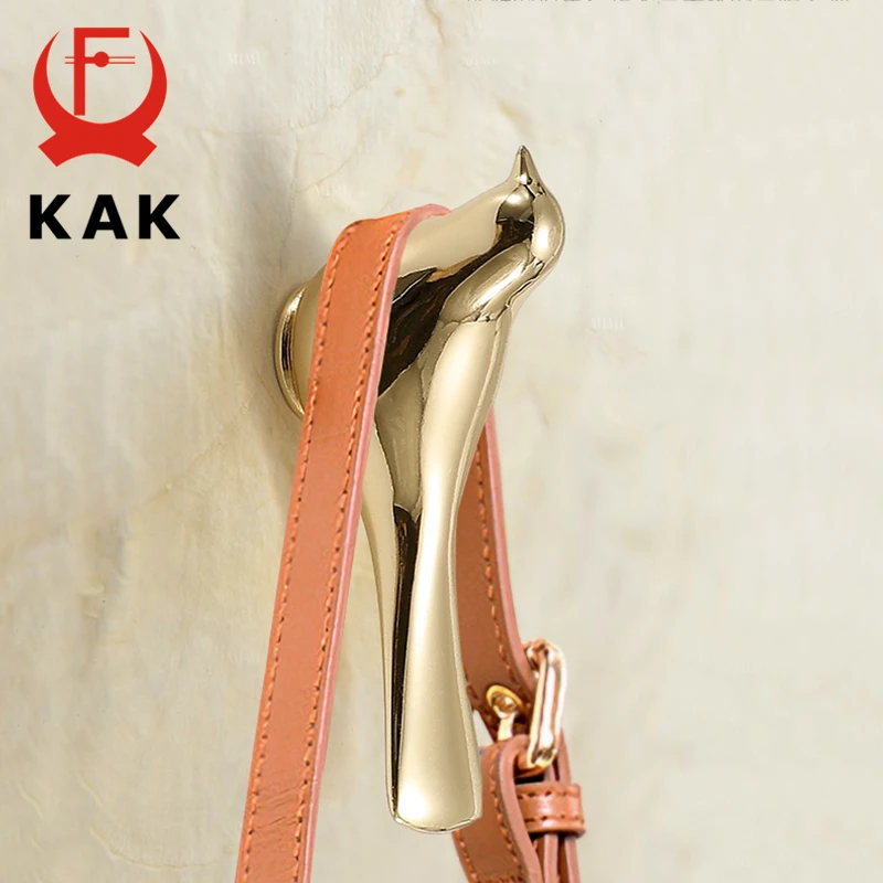Модные украшения KAK золотые настенные крючки для шкафа ручки комода шляпы сумки