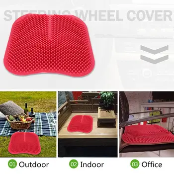 

Gel Seat Cushion Bullet Column Massage Non-Slip Breathable Cushion for Office Chair Car Seat Tailbone Pain Sciatica Pain Relief