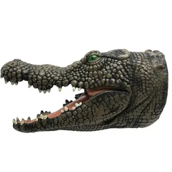 

Simulation Soft Puppet Mouth Arbitrary Deformation Animal Dinosaur Headgear Crocodile Children'S Funny Vinyl Toys