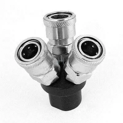 

Stainless Steel Three Way Pneumatic Air Tool Quick Coupler Connector