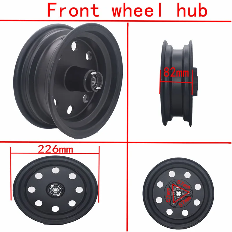 Front wheel hub and Rear wheel hub with Drum Brake hub for Mini Trail Bike monkey DAX Z50A Z50R Z50J Z110 Z125 - Image 5