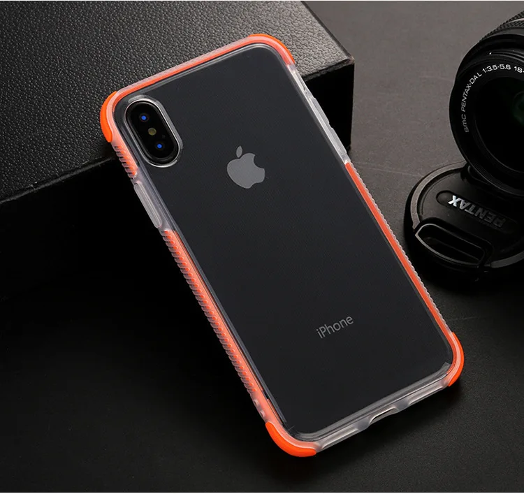 Горячий для iPhone X XR XS 11 Pro Max 6 6S 7 8 Plus чехол для телефона силиконовый мягкий ТПУ ударопрочный прозрачный чехол Coque Funda