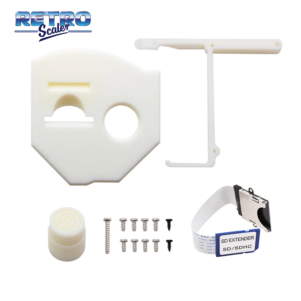 

White GDEMU Remote SD Card Mount Kit the Extension Adapter for SEGA Dreamcast GDEMU
