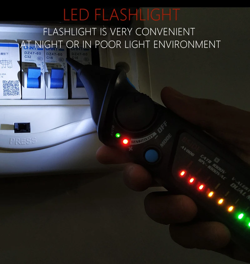 de rede testador rastreador de fio telefone com detector tensão avd06