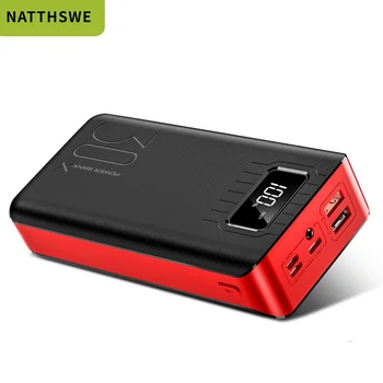 

NATTHSWE Power Bank Portable 20000 MAh for All Xiaomi Smart Phone Battery Powerbank Fast Charging External Battery