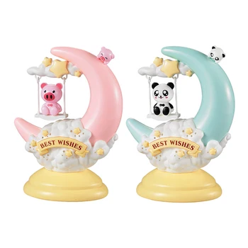 

Night Lamp LED Night Light resin Moon Unicorn Cartoon Baby Nursery Lamp Breathing for Children Kid Girl Toy Christmas Gift