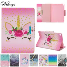 Чехол wekays для Apple Ipad 9,7 кожаный чехол с единорогом для IPad 9,7 дюймов A1822 A1823 чехол s