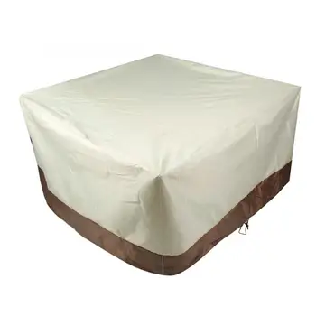 

Garden Furniture Cover Garden Square Table Chair Set Cover 210D Oxford Cloth Furniture Waterproof Cover Rain Snow Chair Covers