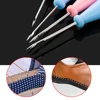 NEW Steel Stitcher Sewing Awl Shoes Bags Hole Hook DIY Handmade Leather Craft Tool Plastic Handle Cone Needle Shoe Repair Needle ► Photo 1/6