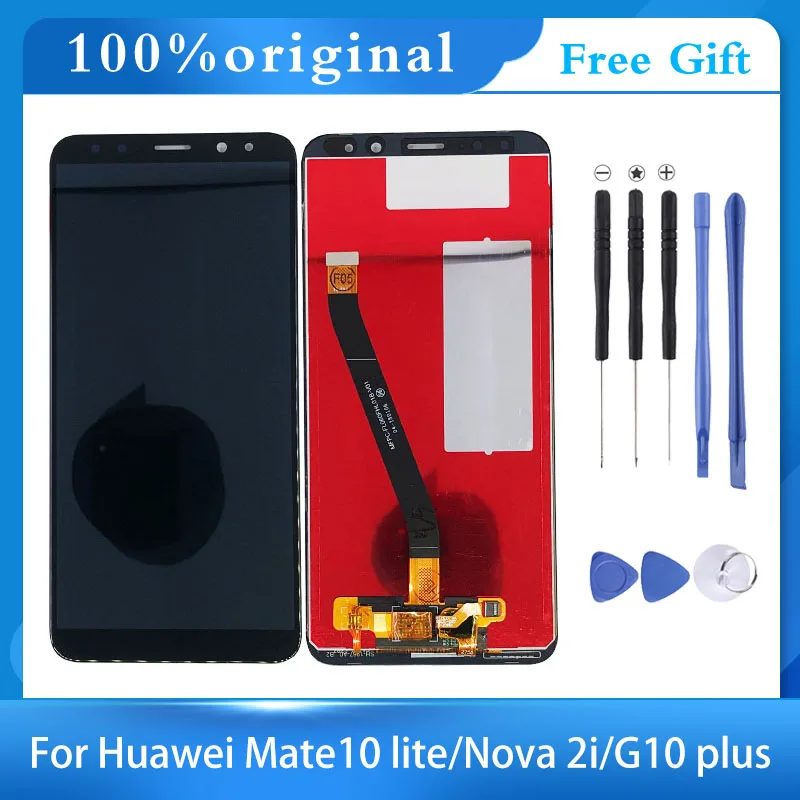 ЖК-дисплей Huawei Mate 10 Lite с сенсорным экраном хороший дигитайзер в сборе сменная