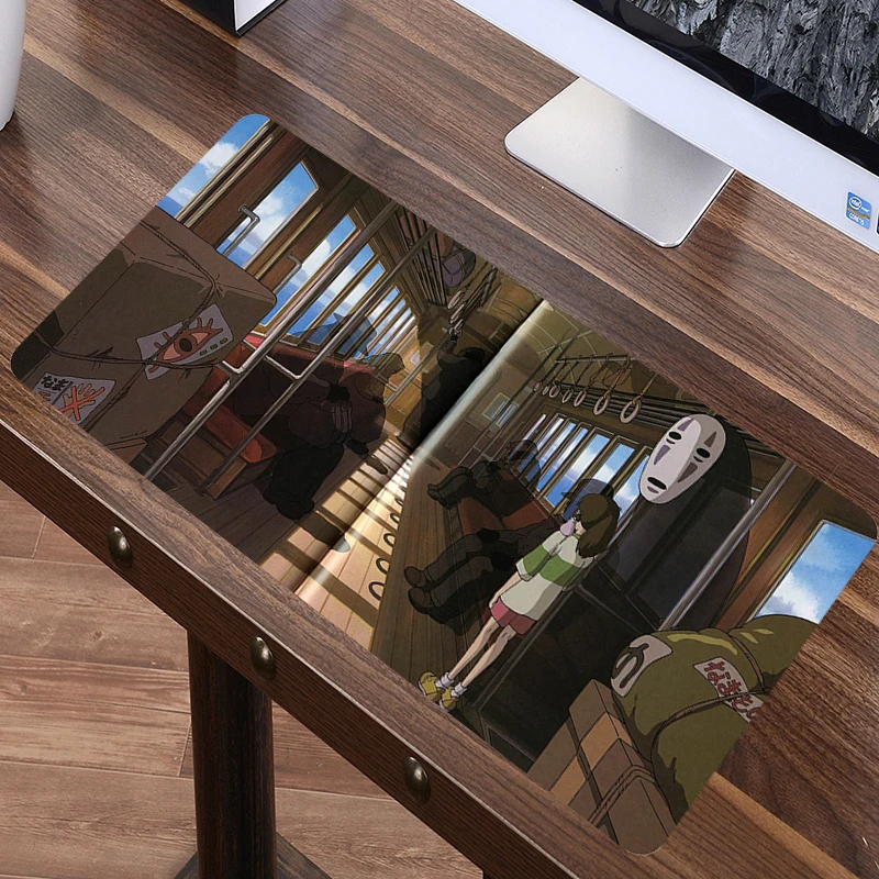 

60x30cm large XL mouse pad Anti-slip Spirited away anime mousepad gaming gamer grande mouse Keyboard Mat Customized