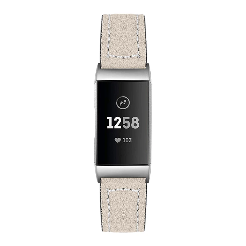 Кожаный Смарт-часы с заменой ремешка браслет ремешок для FitbitCharge 3 FKU66