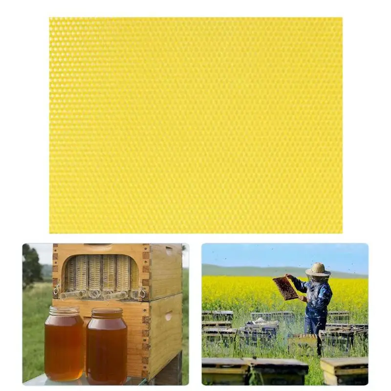 10/30 шт. пчелиный улей гнездо пчелиный воск планшет Вафельная Ткань практичные и долговечные простота крупных основа пчелиный воск пчелиный улей воск s