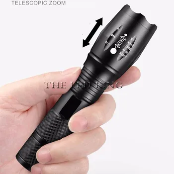 

Led Flashlight XML T6 Linterna Torch Outdoor Camping Powerful Mini Rechargeable Zoom Led Flashlight 18650 AAA Battery
