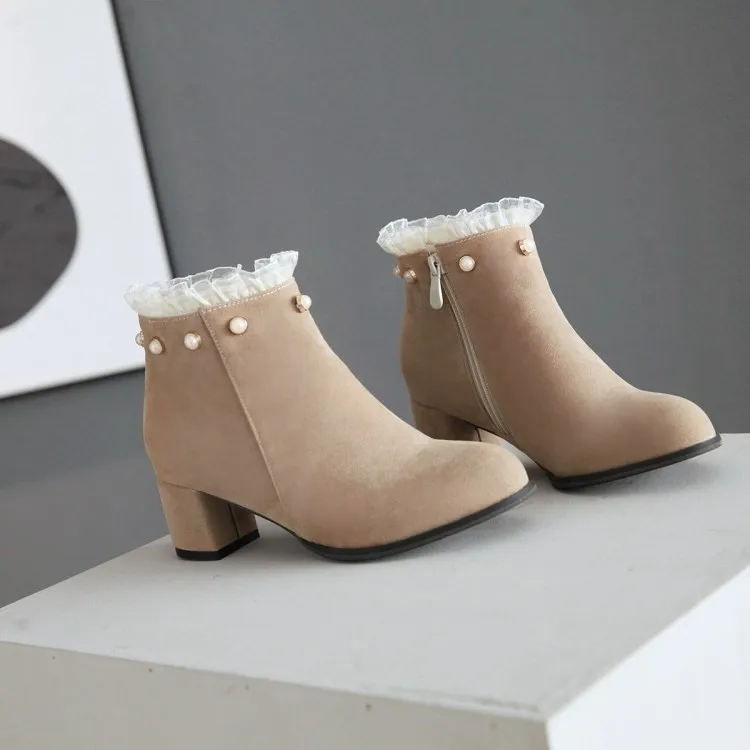 

Big Size 9 10 11 12 boots women shoes ankle boots for women ladies boots shoes woman winter ribbon