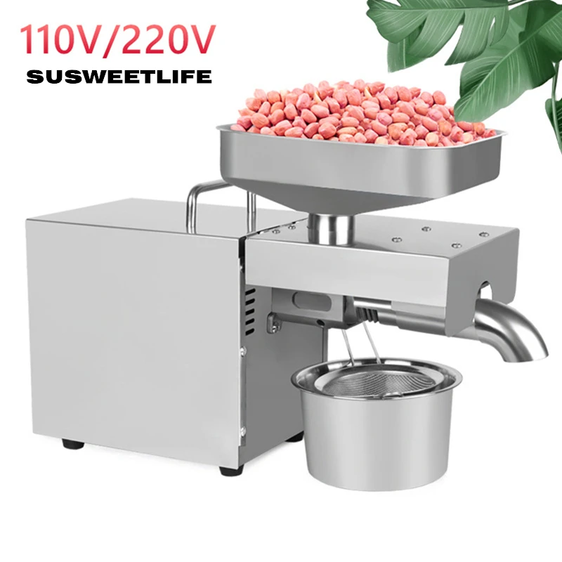 

T6 Household oil press intelligent stainless steel oil press small peanut oil press