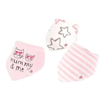 

Baby Bibs Scarf Muslin Burp Cloths 3 Pack Newborn Baby Boy Infant Girl Toddler Winter Cotton Waterproof Bib