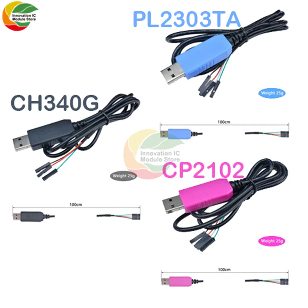 Scarica Cavo Cp2102 Pl2303Ta Ch340G Download Originale Chip Cavo Per Arduino Raspberry Pi Win10/Mac Os Scarica Modulo Cavo