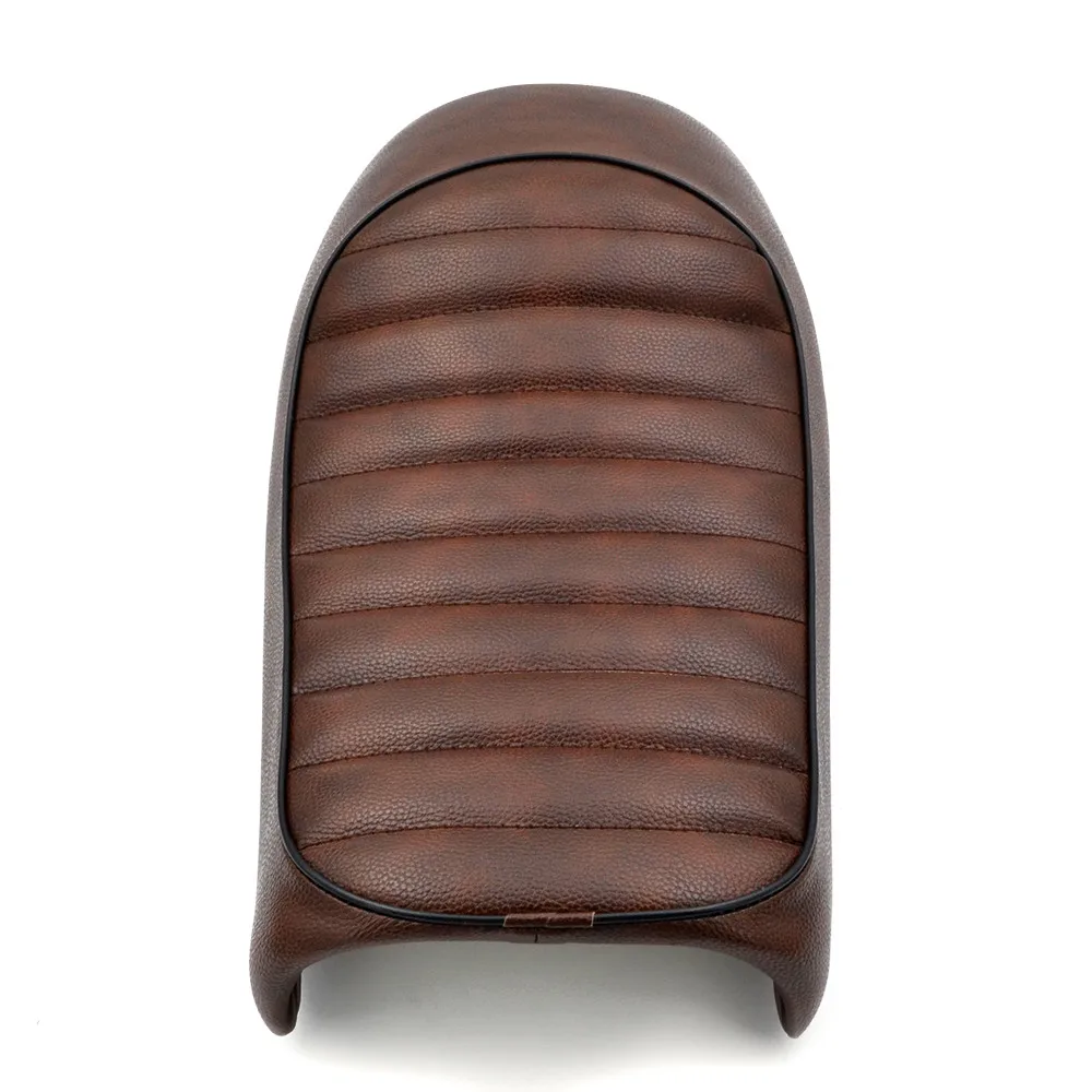 Black cafe racer seat side profile