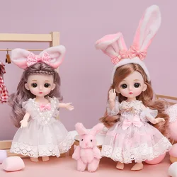 16cm Poupées Fenlie Poupée Princesse fille Enfants Jouet Mini Petite Poupée 