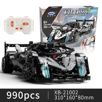 

DHL Technic Remote series RC Car Racing MOC-21001 Veneno Roadster With Motor Function Model Lepins Building Block Brick Kid Toys