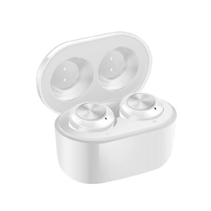 Белый Оригинальные A6S Bluetooth гарнитуры для Redmi Airdots беспроводные наушники 5,0 TWS наушники с шумоподавлением микрофон для iPhone Android - Цвет: Белый